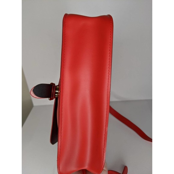 Elegant Red Women's Crossbody Bag - Picture 5 of 9